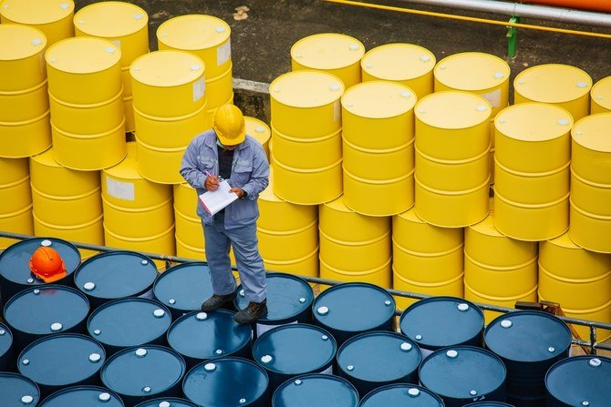 Oil tanker transporting petroleum products
